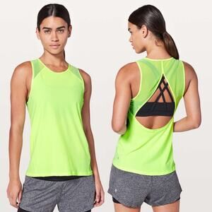 NWT Lululemon For The Run Tank CLMI Sz 12